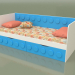 modello 3D Divano letto adolescente con 2 cassetti (Topazio) - anteprima
