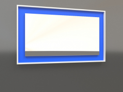 मिरर ZL 18 (750x450, सफेद, चमकदार नीला)