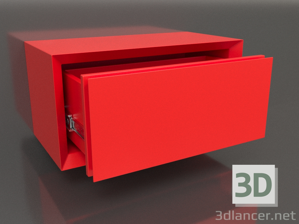 3d model Cabinet TM 011 (open) (400x200x200, luminous orange) - preview