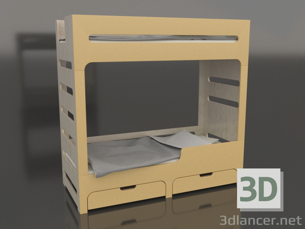 modello 3D Letto a castello MODE HR (USDHR1) - anteprima