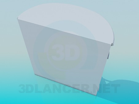 modelo 3D Soporte de la TV - escuchar modelo 3D Soporte de la TV - escuchar