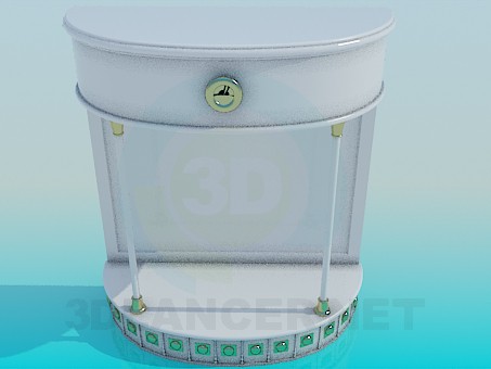modelo 3D Soporte de la TV - escuchar modelo 3D Soporte de la TV - escuchar