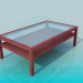modèle 3D Table basse avec le plateau à deux niveaux - preview