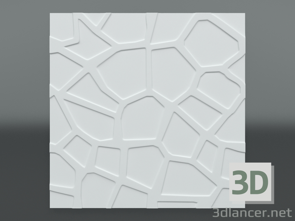 modèle 3D Panneau de plâtre 3d Z-304 - preview