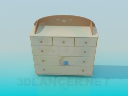 Chest of drawers for children's room