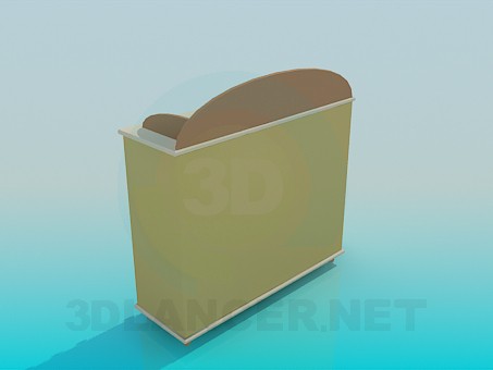 3d модель Комод а детскую комнату – превью 3d модель Комод а детскую комнату – превью
