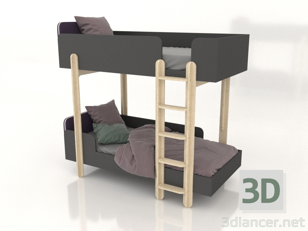 3 डी मॉडल बिस्तर बी1 - पूर्वावलोकन