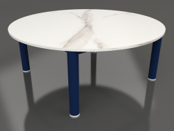 Coffee table D 90 (Night blue, DEKTON Aura)