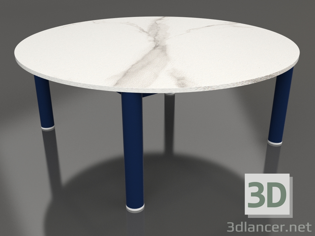 3d model Coffee table D 90 (Night blue, DEKTON Aura) - preview