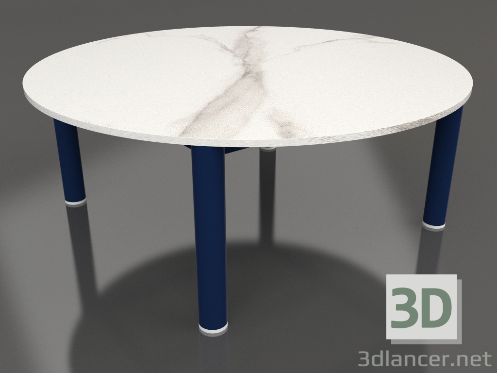 3d модель Стіл журнальний D 90 (Night blue, DEKTON Aura) – превью