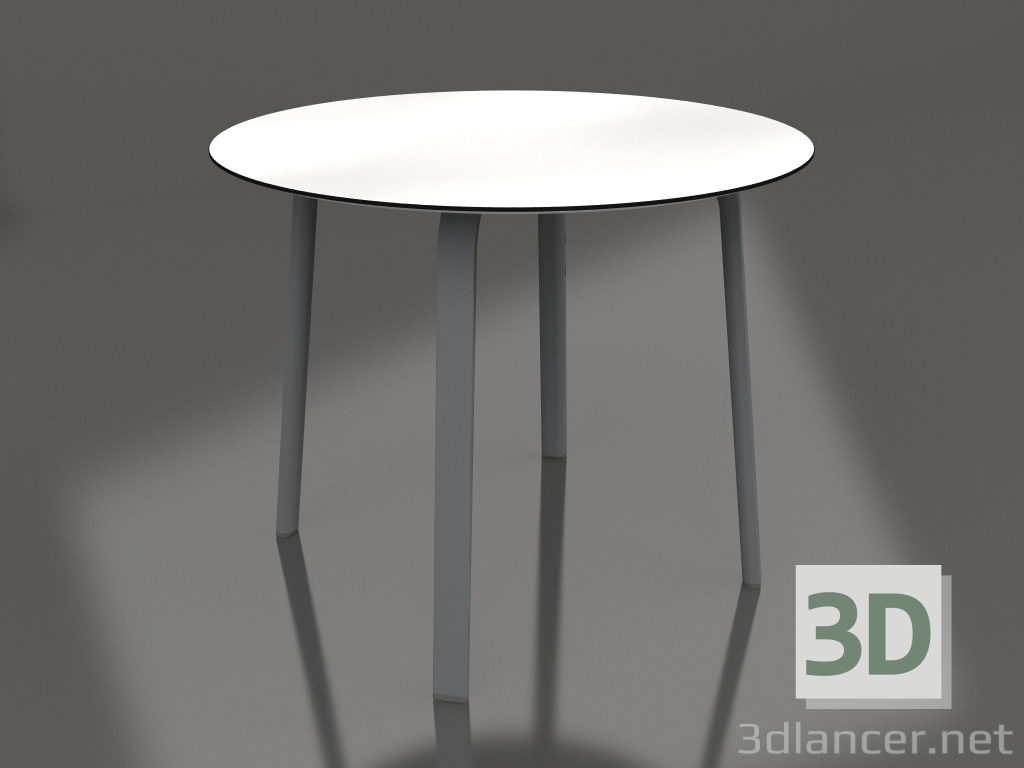 modèle 3D Table à manger ronde Ø90 (Anthracite) - preview