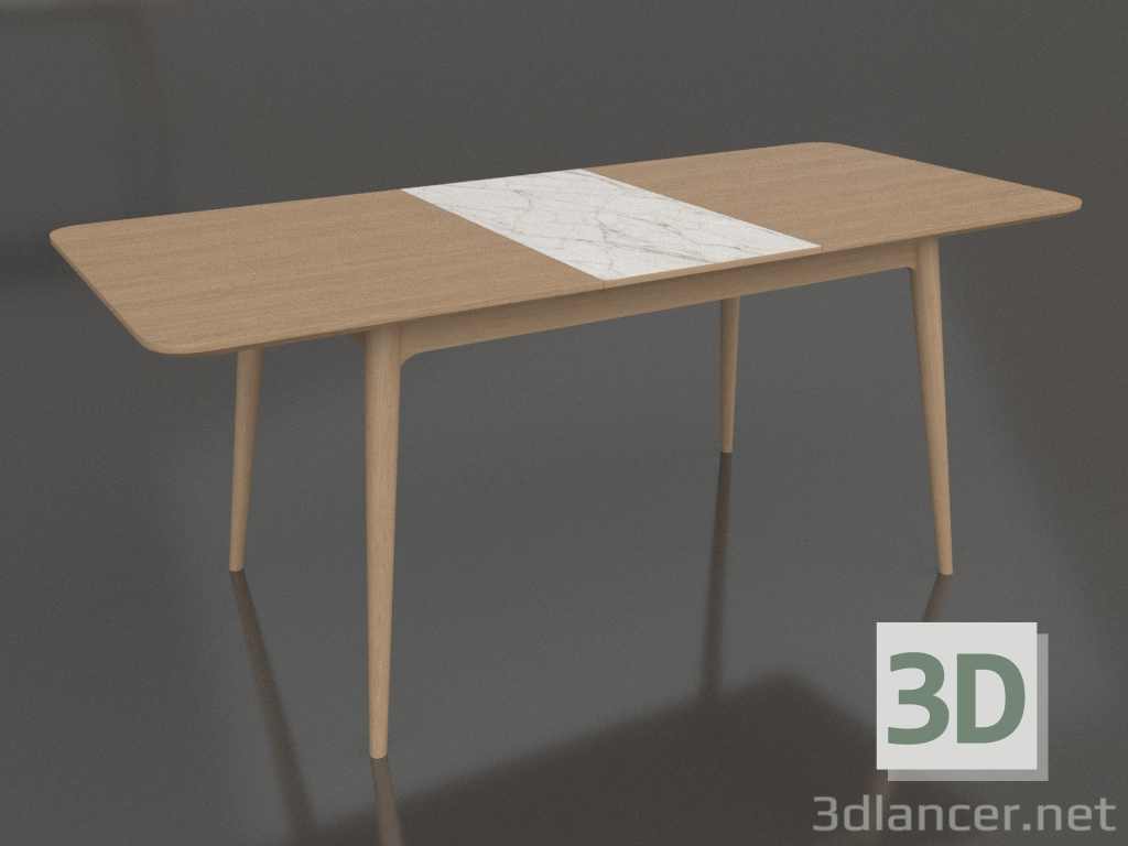 3D modeli Yemek masası Ekarma katlanır 1840x800 mm (Ağartılmış meşe, seçenek 1) - önizleme 3D modeli Yemek masası Ekarma katlanır 1840x800 mm (Ağartılmış meşe, seçenek 1) - önizleme