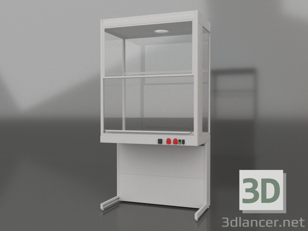 3d модель Шафа витяжна демонстраційна ЛК-1200 ШВ-У – превью