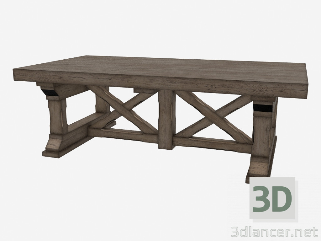3d model Coffee table PRESTON (521.010-2N7) - preview