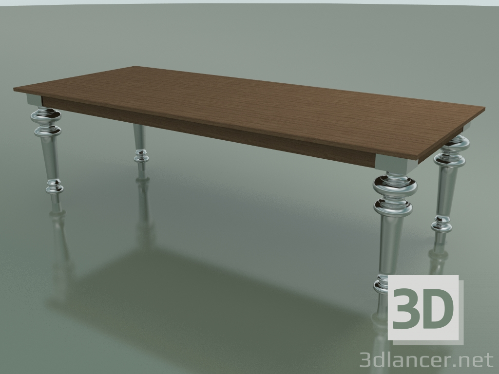 modello 3D Tavolo da pranzo (33, Naturale, Alluminio) - anteprima