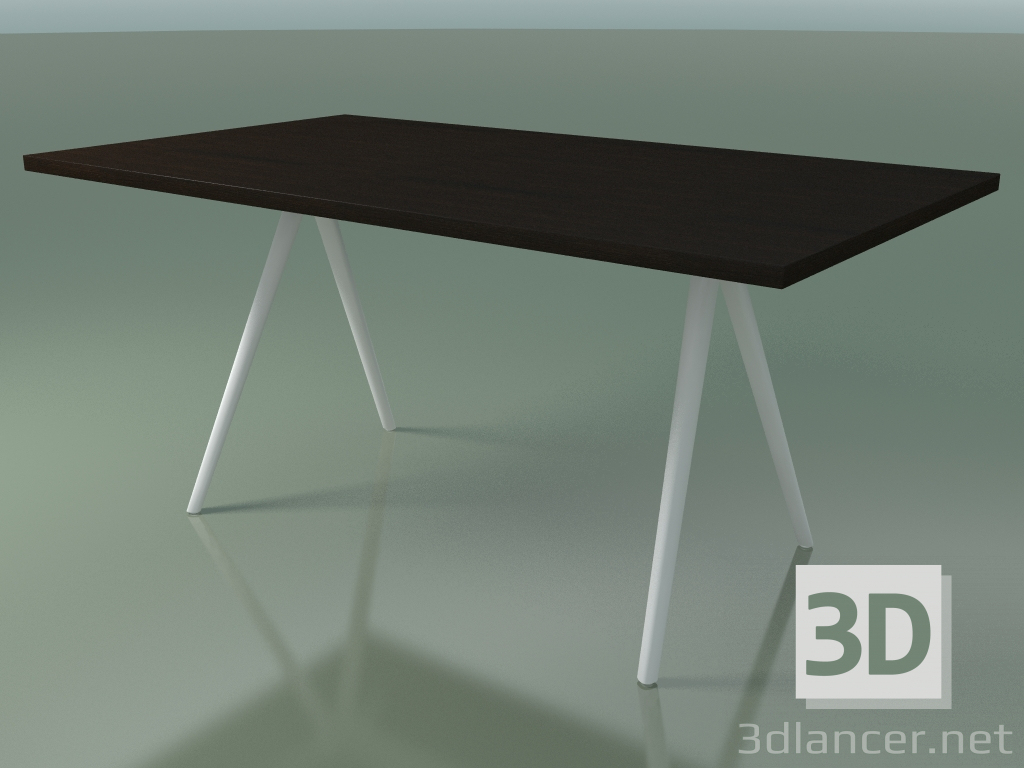 modèle 3D Table rectangulaire 5431 (H 74 - 90x160 cm, pieds 150 °, plaqué wengé L21, V12) - preview