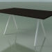 3d model Rectangular table 5431 (H 74 - 90x160 cm, legs 150 °, veneered L21 wenge, V12) - preview