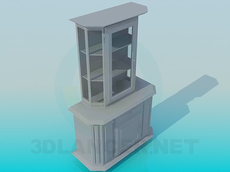 modelo 3D Buffet - escuchar modelo 3D Buffet - escuchar