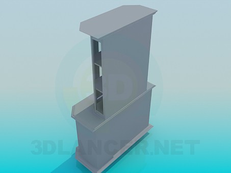 modelo 3D Buffet - escuchar modelo 3D Buffet - escuchar