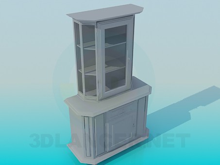 modelo 3D Buffet - escuchar modelo 3D Buffet - escuchar