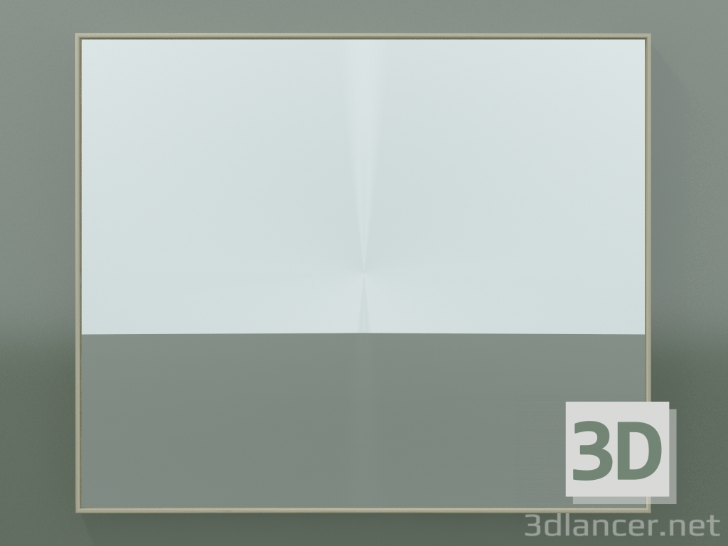 3D Modell Spiegel Rettangolo (8ATCL0001, Knochen C39, Н 60, L 72 cm) - Vorschau