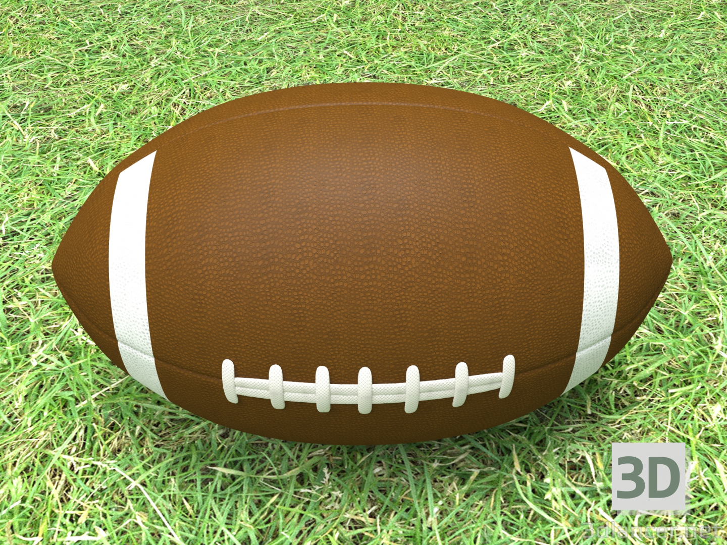 3d Rugby ball model buy - render