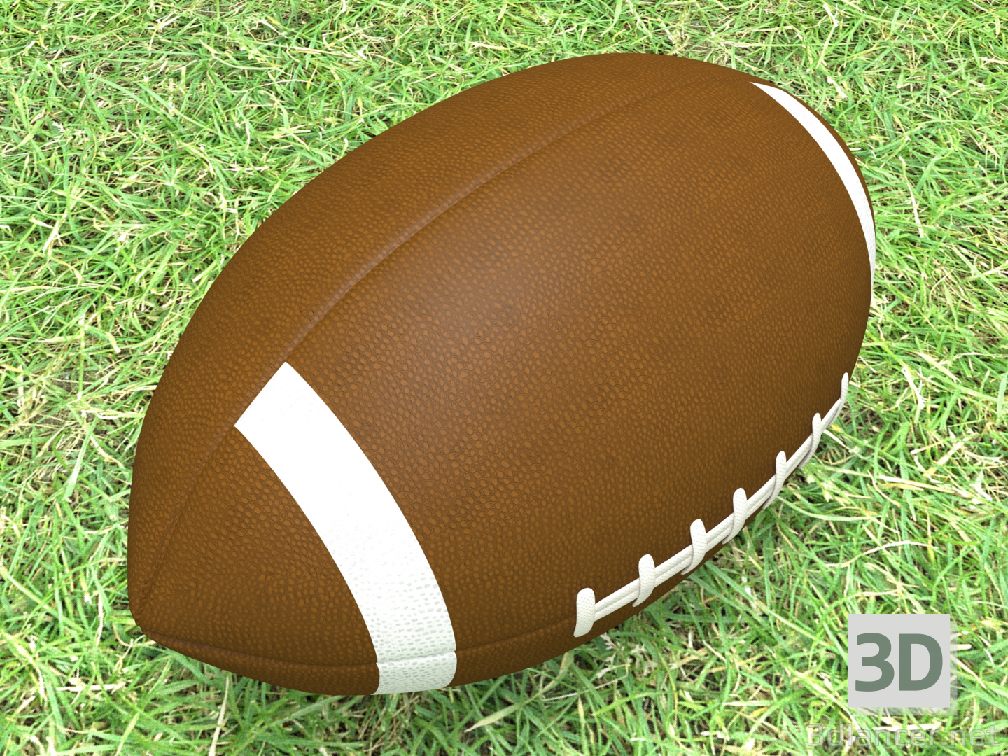 Rugby Ball 3D-Modell kaufen - Rendern
