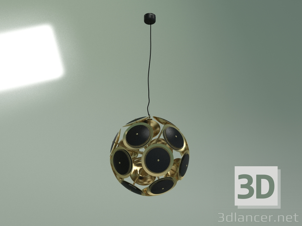 3D Modell Pendelleuchte Sonnenblume - Vorschau