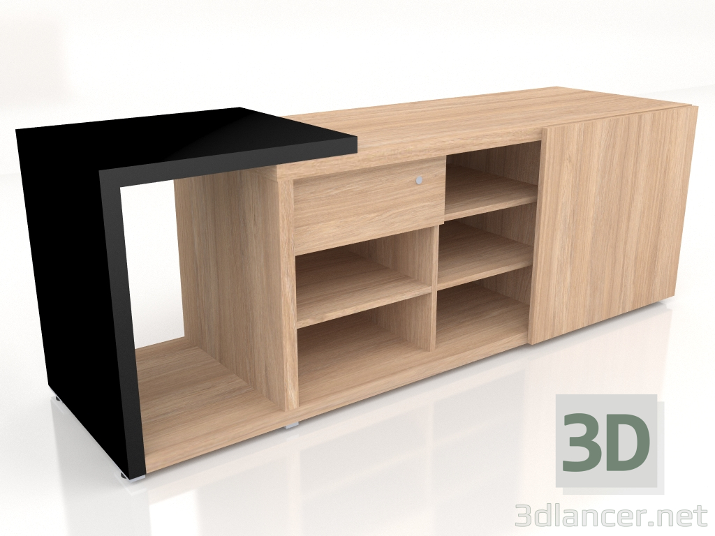 3d model Office cabinet Mito MIT36 (1887x572x690) - preview