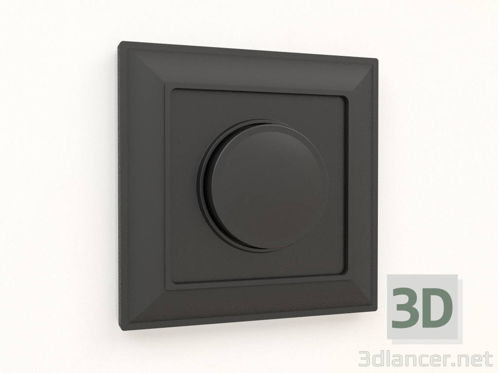 3D Modell Dimmer (schwarz matt) - Vorschau