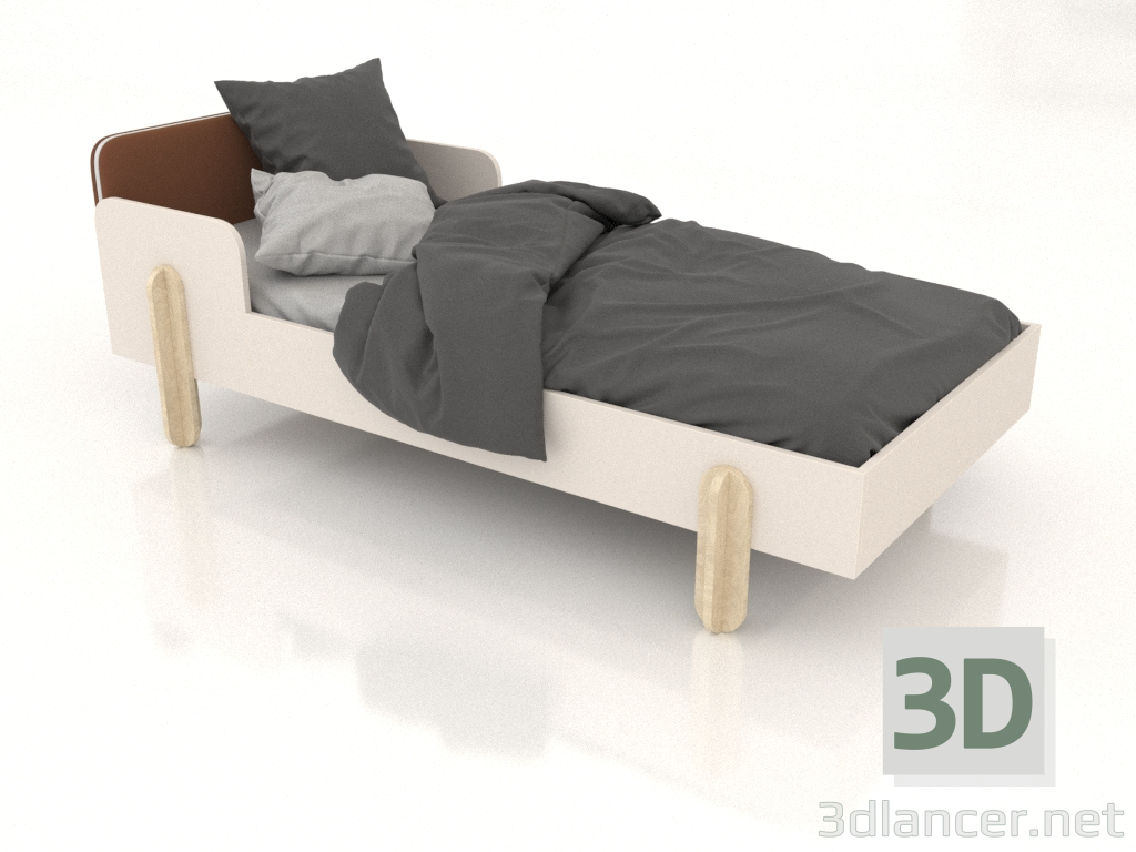 3d модель Кровать B2 – превью