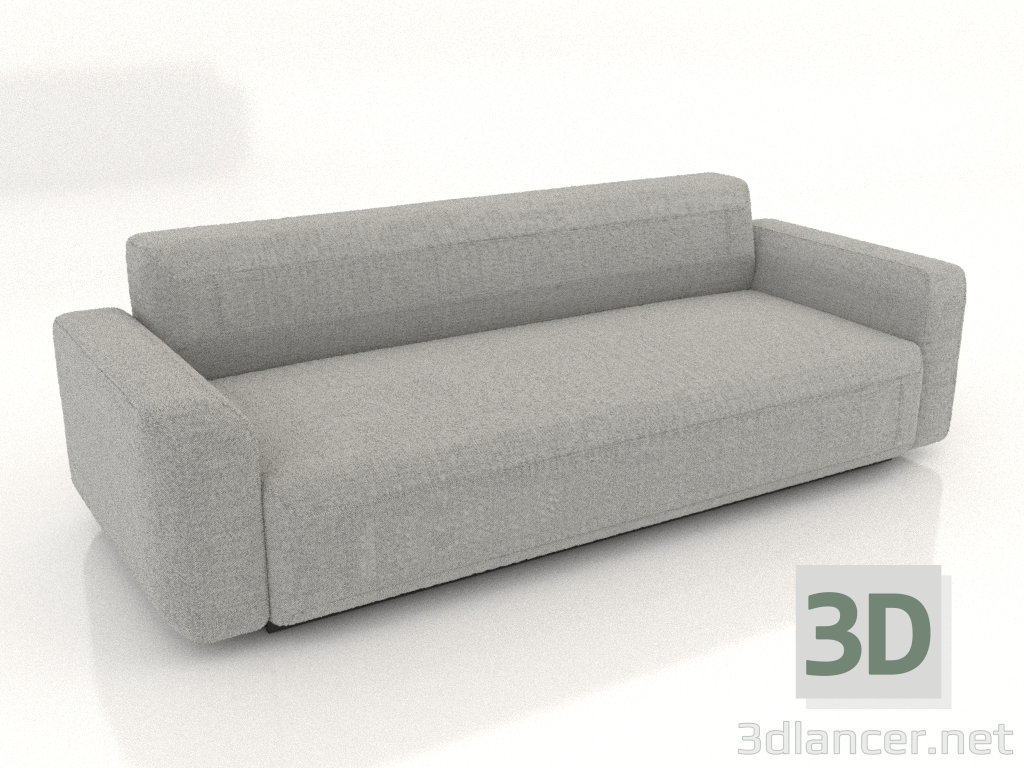 Modelo 3d Sofá cama para 3 pessoas - preview