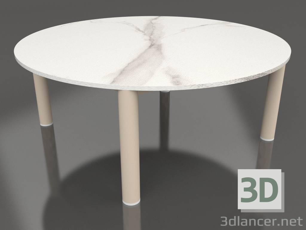 3d model Coffee table D 90 (Sand, DEKTON Aura) - preview