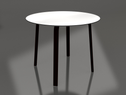Table à manger ronde Ø90 (Noir)