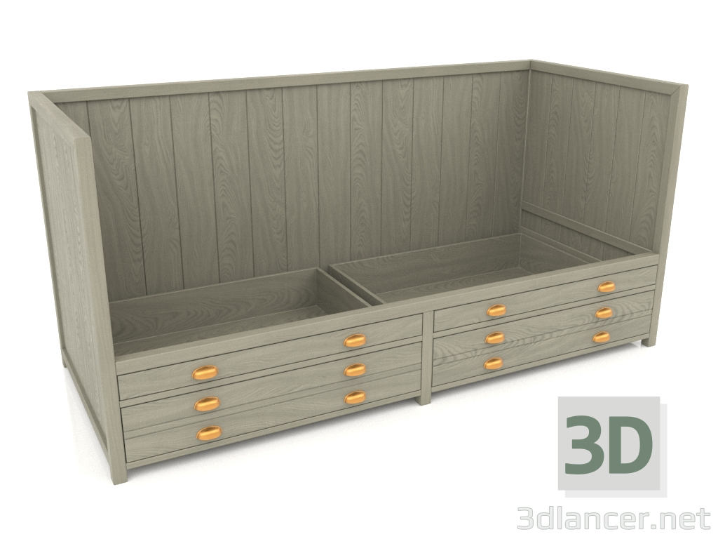 3d model Sofá - vista previa