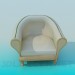 3d model Sillón - vista previa