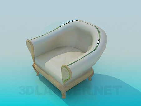 modelo 3D Sillón - escuchar modelo 3D Sillón - escuchar