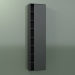 3d модель Настінна шафа з 1 правої дверцятами (8CUCFCD01, Deep Nocturne C38, L 48, P 24, H 192 cm) – превью