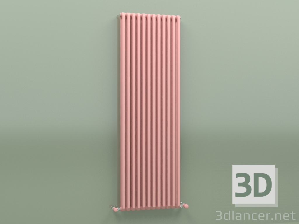 3D Modell Kühler SAX 2 (H 1500 12 EL, Pink - RAL 3015) - Vorschau