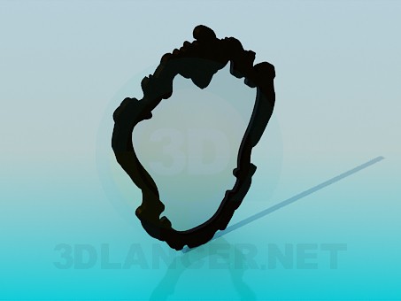 3d модель Зеркало с отделкой – превью 3d модель Зеркало с отделкой – превью