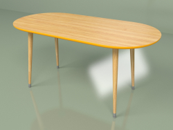 Coffee table Soap veneer (orange)