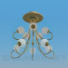 3d model Chandelier with round plafonds - preview