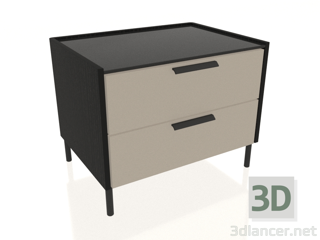 modèle 3D Table de chevet ALISTER (K187) - preview