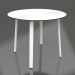 modello 3D Tavolo da pranzo rotondo Ø90 (Bianco) - anteprima