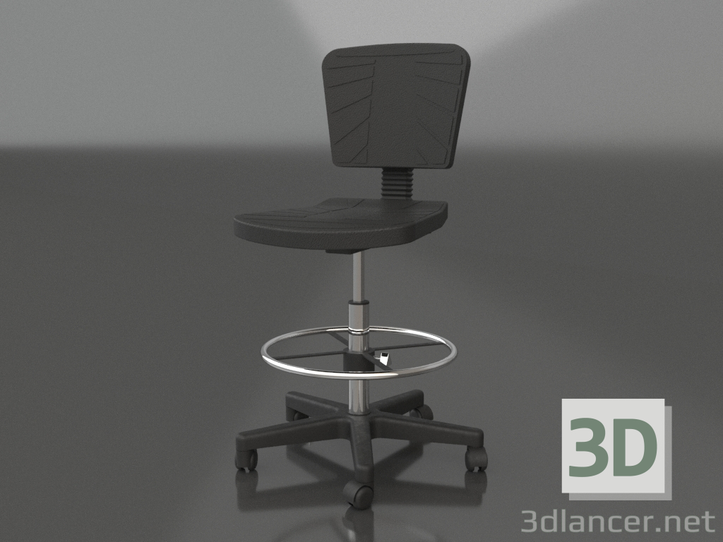 modèle 3D Chaire de laboratoire CHEMA (option 2) - preview