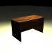 3d model Wooden table - preview