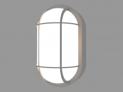 Wall lamp PLAFONIERE OVAL WITH CAGE (S359G)