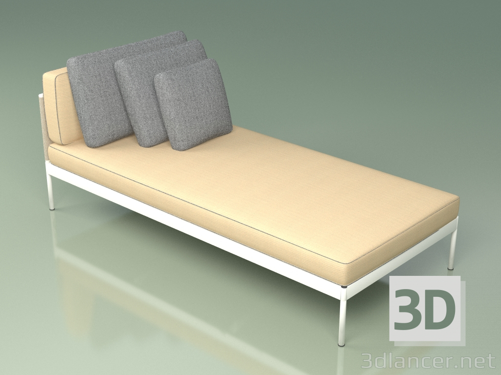 3D Modell Modulares Sofa (357 + 330, Option 2) - Vorschau