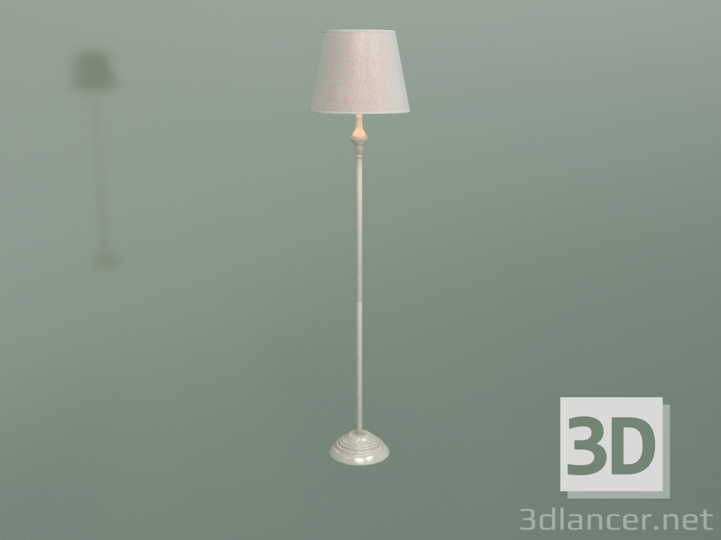 3D modeli Zemin lambası Berlin 01080-1 (altın beyaz) - önizleme