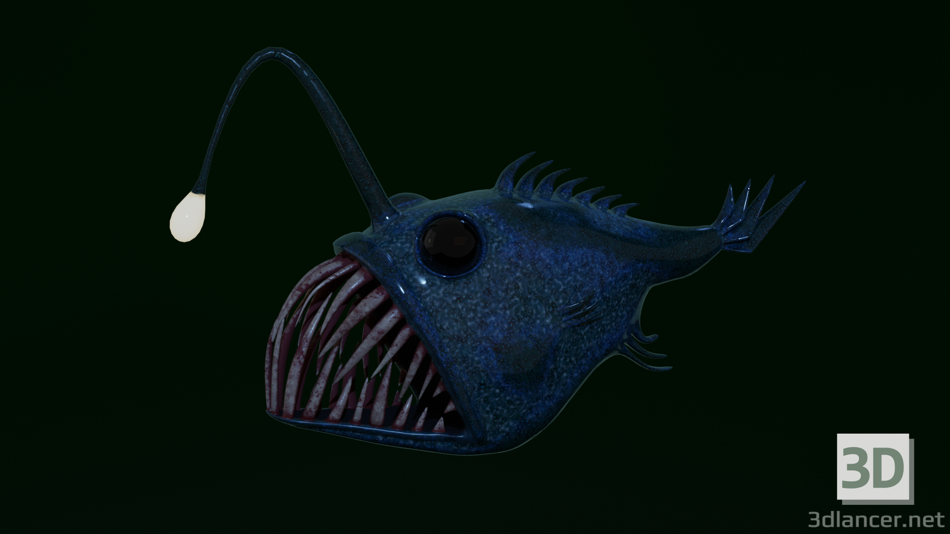 3d model Angler fish | 74539 | 3dlancer.net